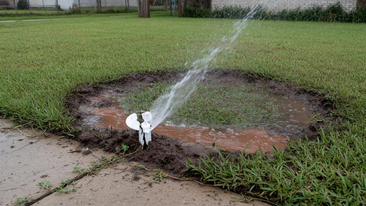 Shadow Creek Ranch and broken sprinkler heads — what Pearland yards do