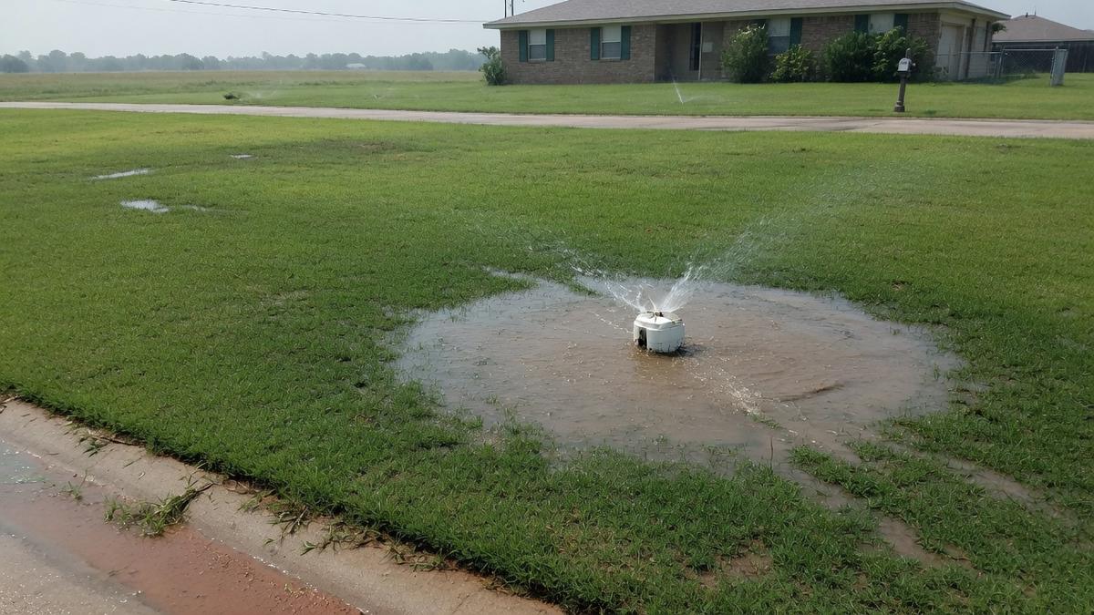 Why Rosenberg calls about broken sprinkler heads