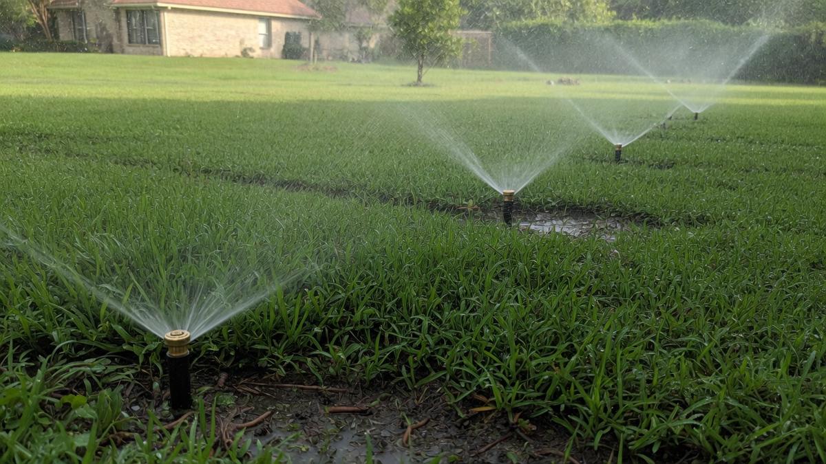 Is a brown lawn patch a sprinkler problem?