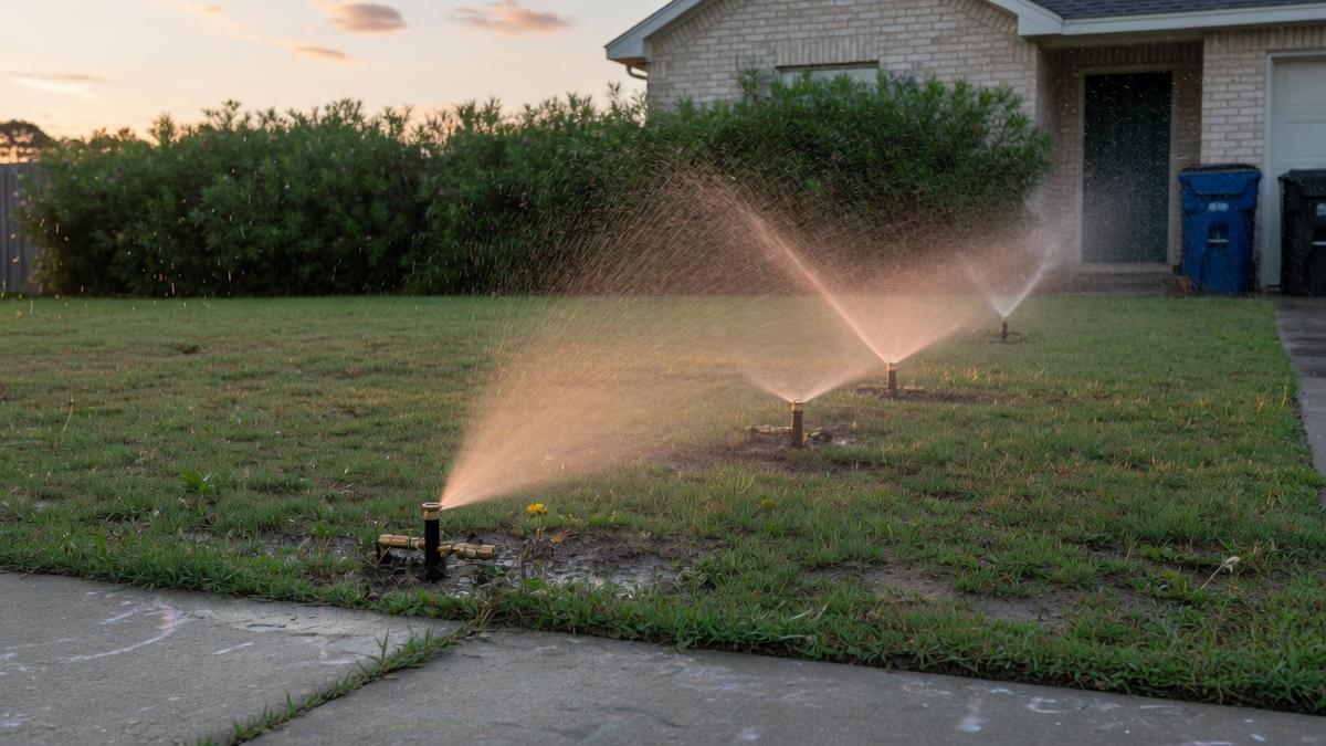 Chinch bugs or dry sprinkler zone?