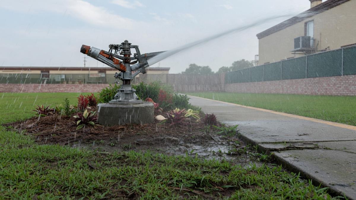 Southdale and commercial sprinkler repair — what Bellaire yards do