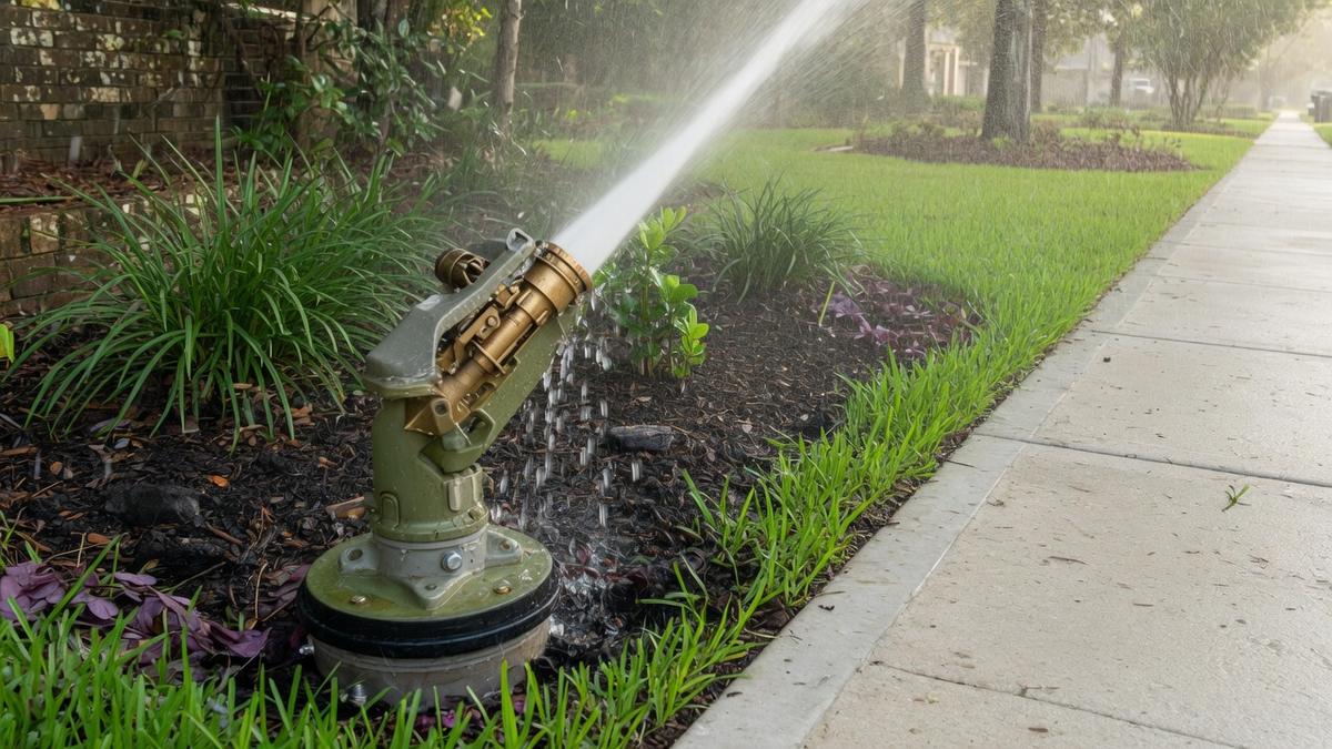 Why Spring calls about commercial sprinkler repair