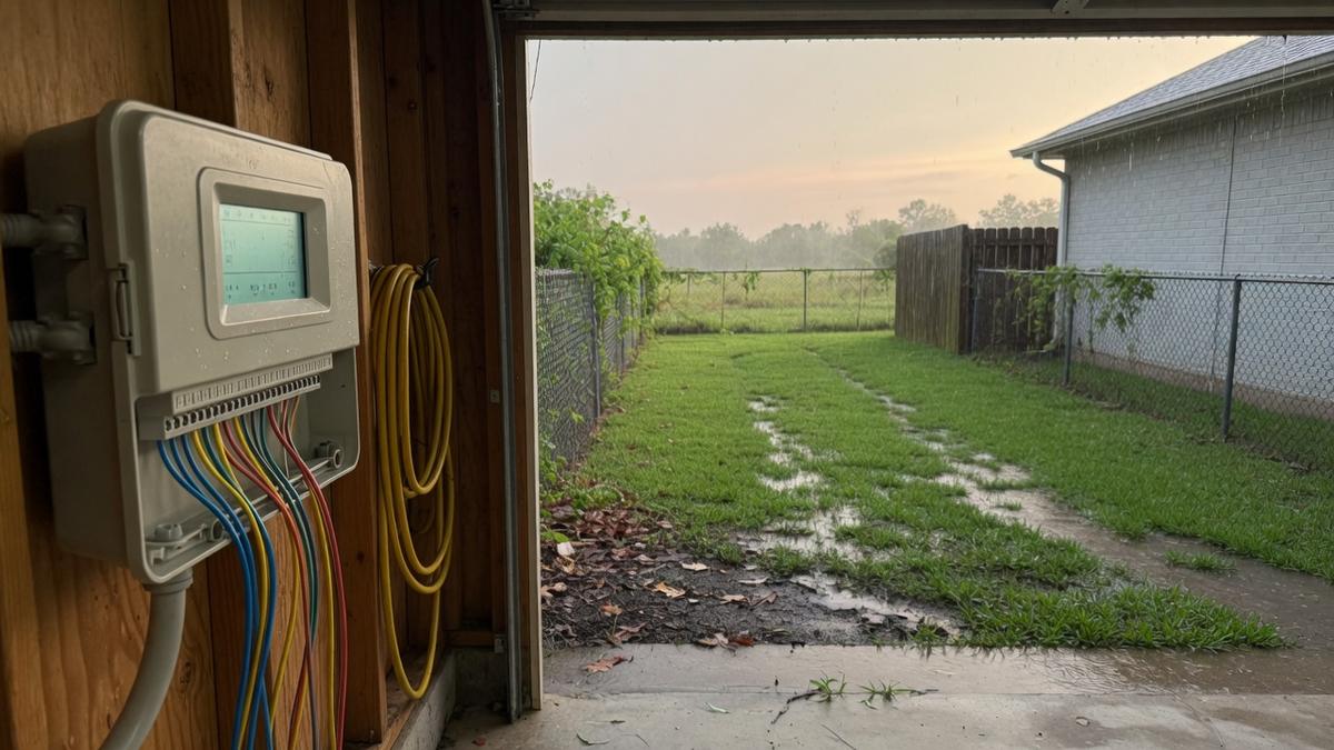 Sprinkler Controller Repair in Bellaire, TX: Southdale field notes