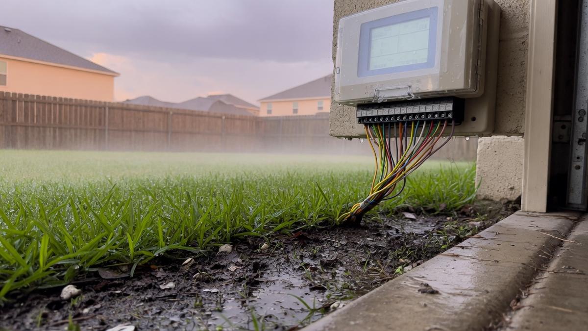 Sprinkler Controller Repair in Richmond, TX: Long Meadow Farms field notes
