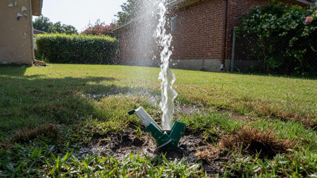 Why Bellaire calls about an urgent sprinkler leak