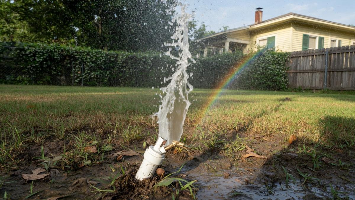 Why Houston calls about an urgent sprinkler leak