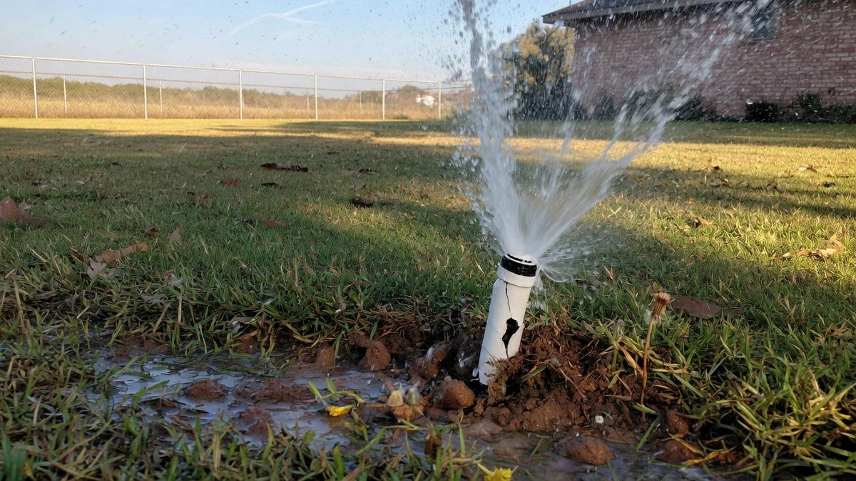 Urgent Sprinkler Repair in Tomball, TX: Creekside Park field notes