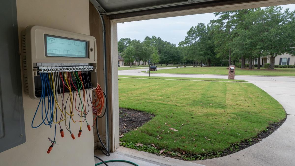 What is evapotranspiration in lawn watering?