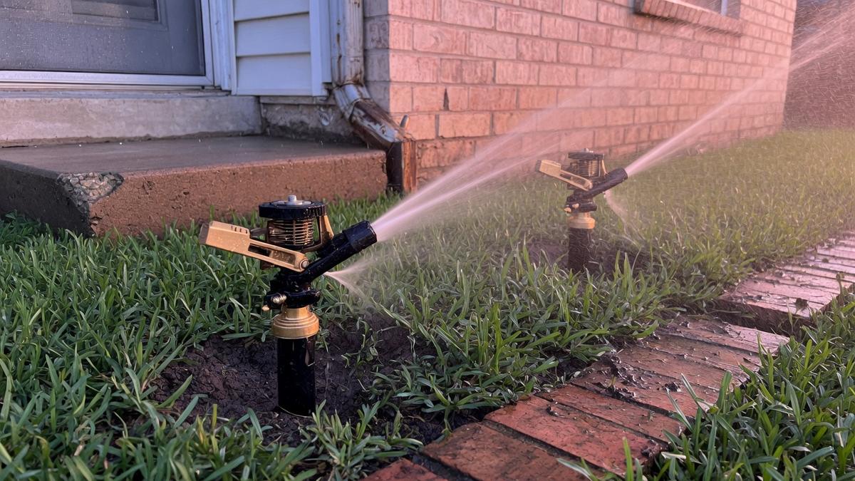 Foundation watering is not the same as the lawn zone