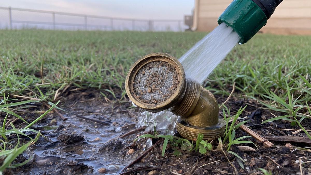 How to adjust sprinkler watering in Houston summer