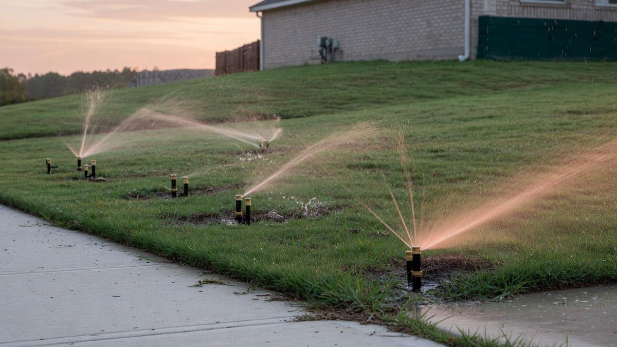 Coles Crossing and an irrigation inspection — what Cypress yards do