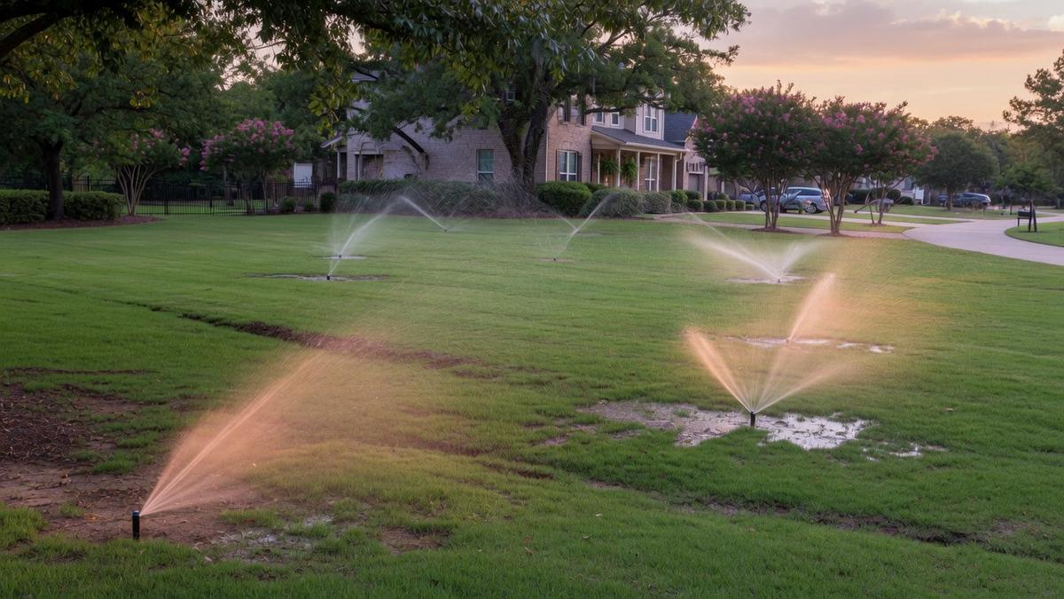 Why The Woodlands calls about an irrigation inspection