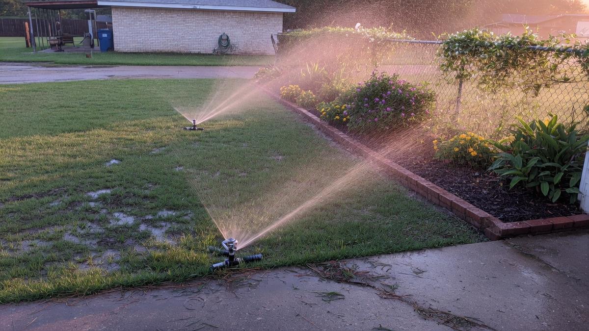 Rosehill and an irrigation inspection — what Tomball yards do
