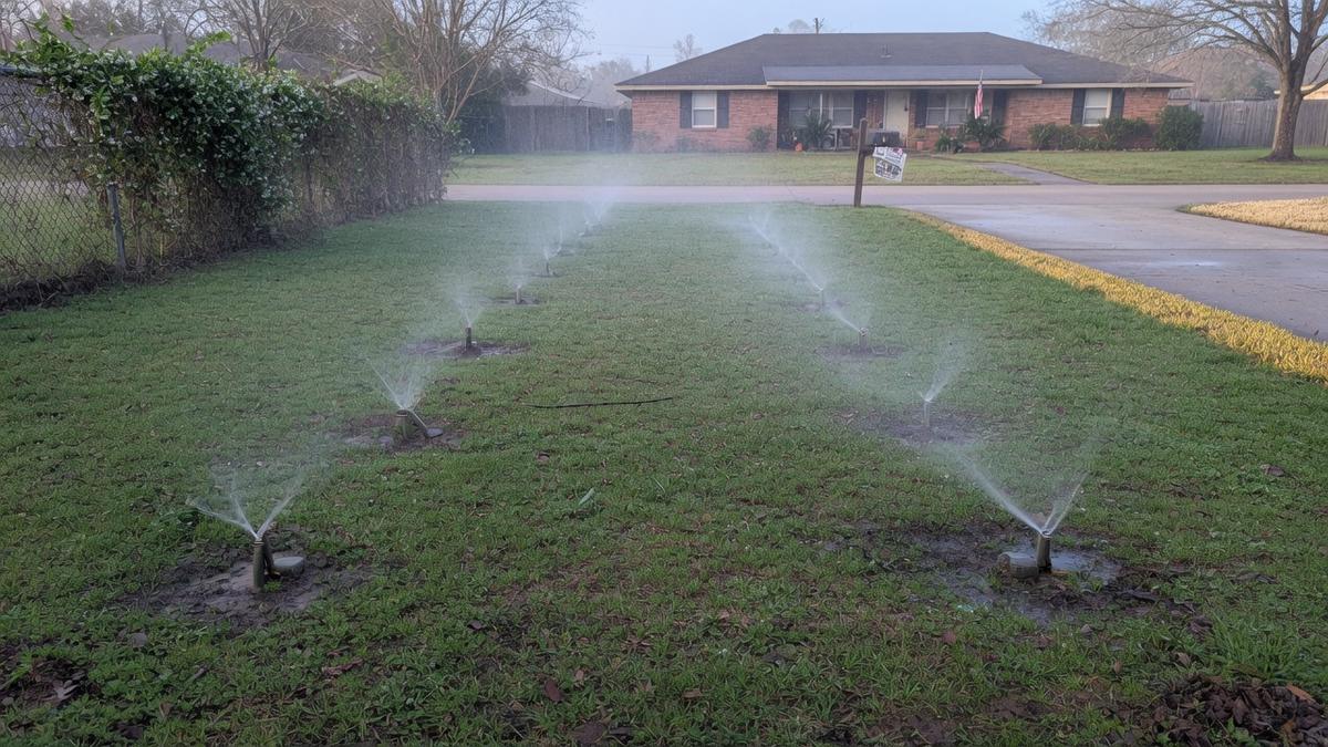 Low Sprinkler Pressure Repair in Humble, TX: Eagle Springs field notes