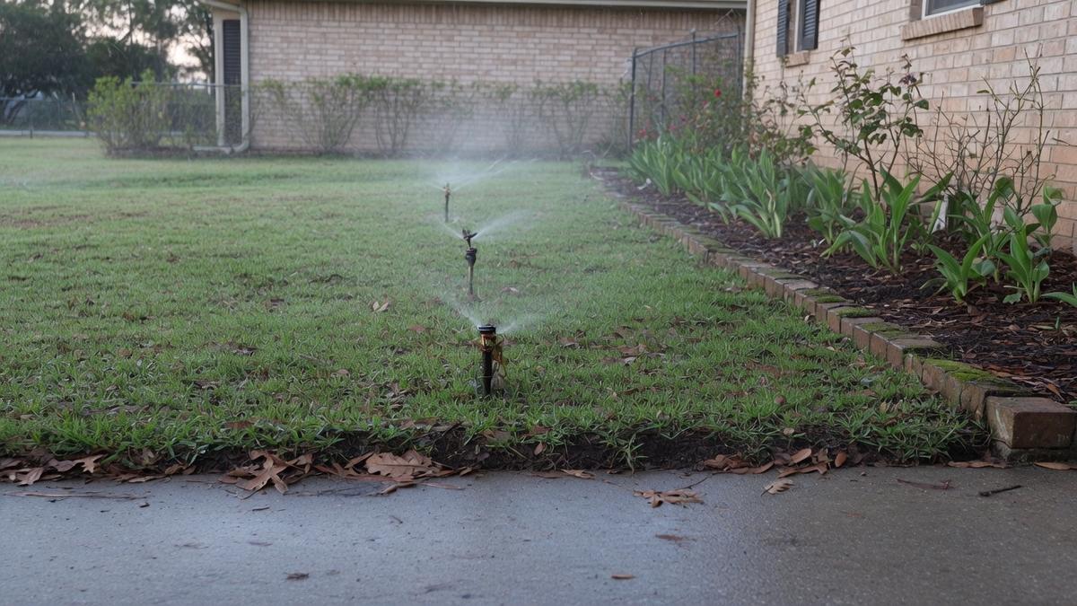 Low Sprinkler Pressure Repair in Tomball, TX: Lakewood Forest field notes