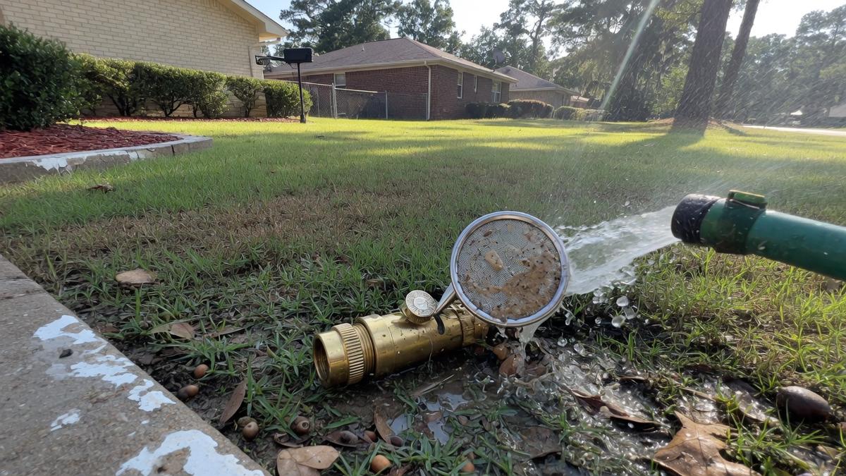 Morning versus evening sprinkler watering