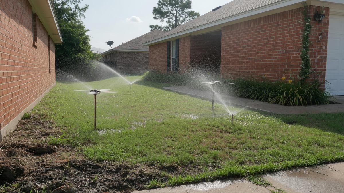 Why Humble calls about home sprinkler repair