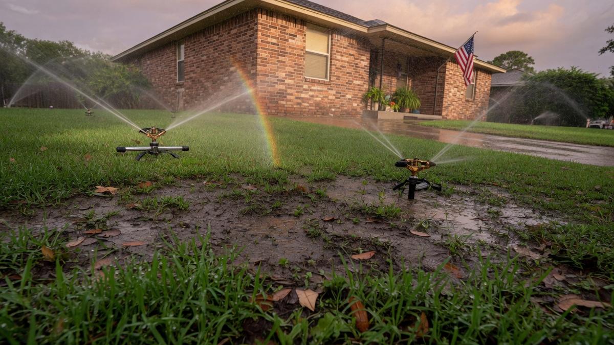 Cottonwood and home sprinkler repair — what Rosenberg yards do