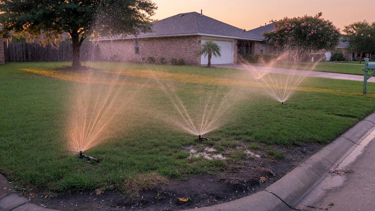 Inspecting irrigation after heavy rain or flooding