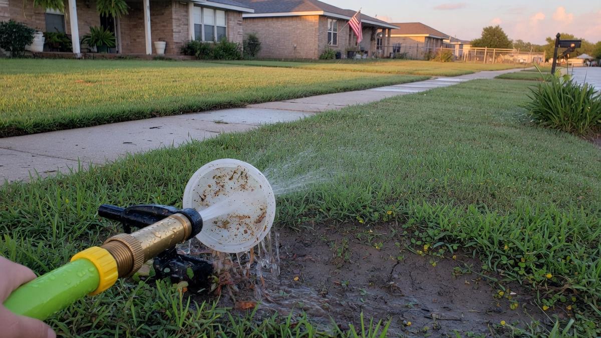 Sprinkler Maintenance in Spring, TX: Gleannloch Farms field notes