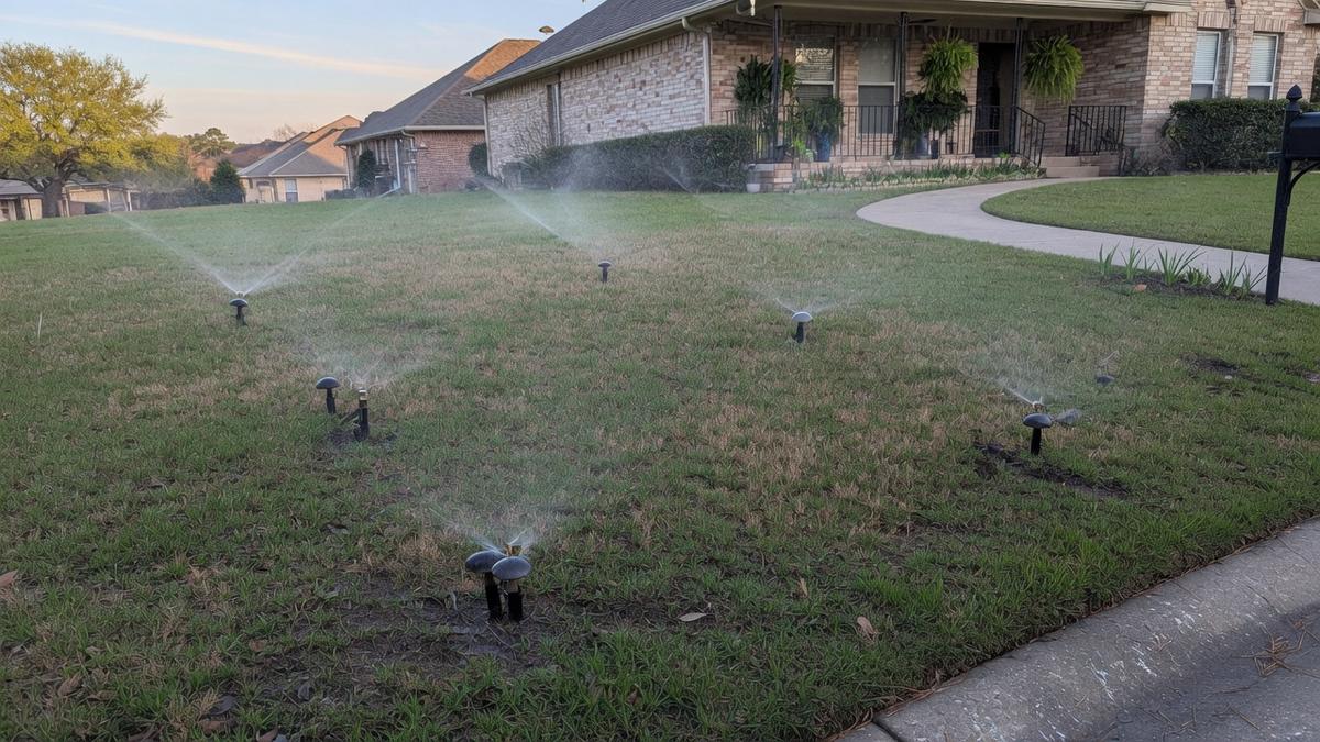 When does a sprinkler zone need pressure regulation?