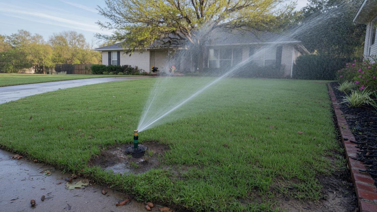 Sprinkler repair in The Woodlands, TX: neighborhoods, clay, and what actually fails