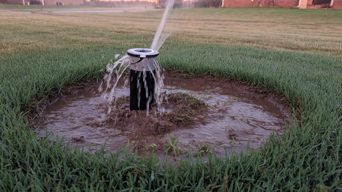 Rotor adjustment for larger lawns