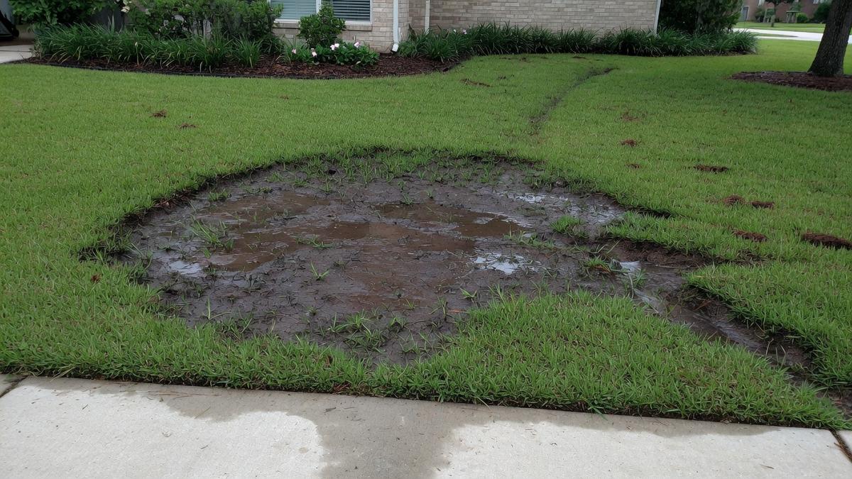 Tree roots and buried irrigation lines