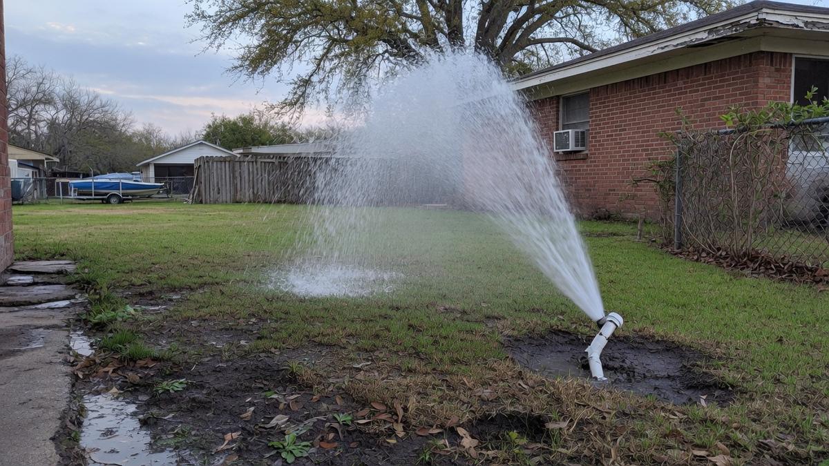 What same-day service means on a leak that is still running